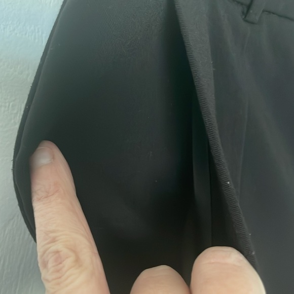 MNG by Mango NWOT Trouser Black Pants Clasp Closure Size 4 - Picture 4 of 9